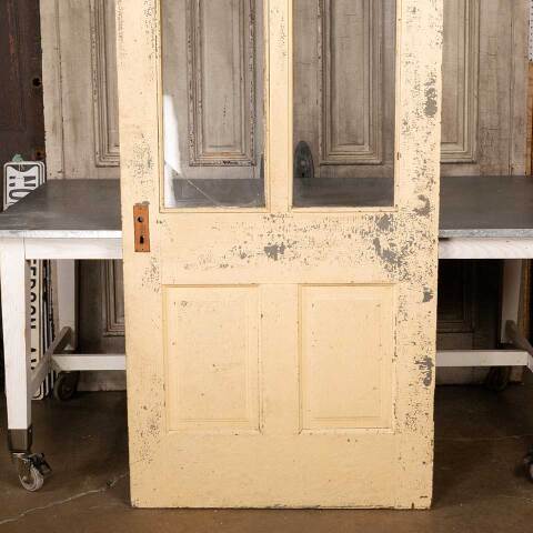 #54555 36x83 Antique 2 Lite Wood Entry Door image 7
