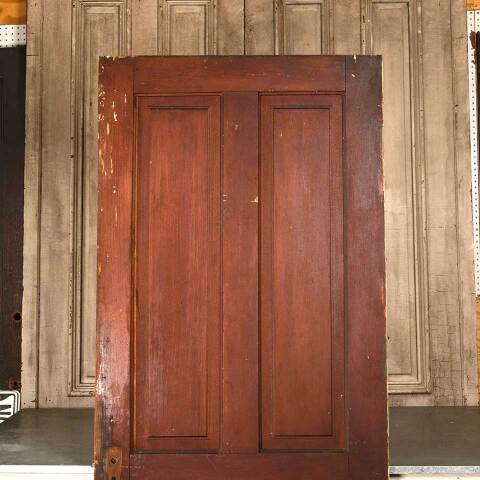 #54565 34x81 Antique 4 Panel Wood Interior Door image 2