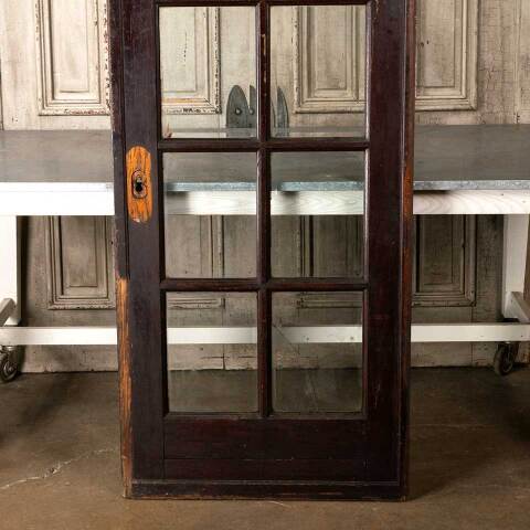 #54591 30x84 Antique 10 Lite French Pocket Door image 7