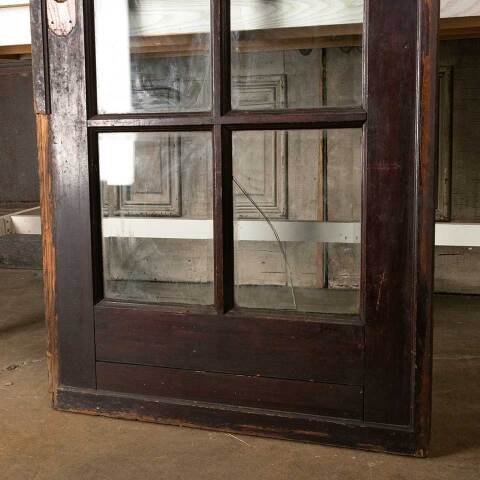 #54591 30x84 Antique 10 Lite French Pocket Door image 8
