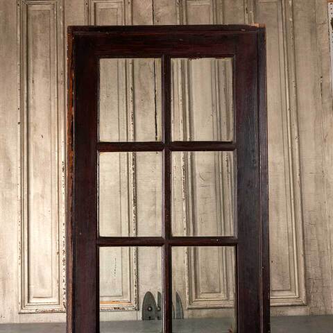 #54591 30x84 Antique 10 Lite French Pocket Door image 2
