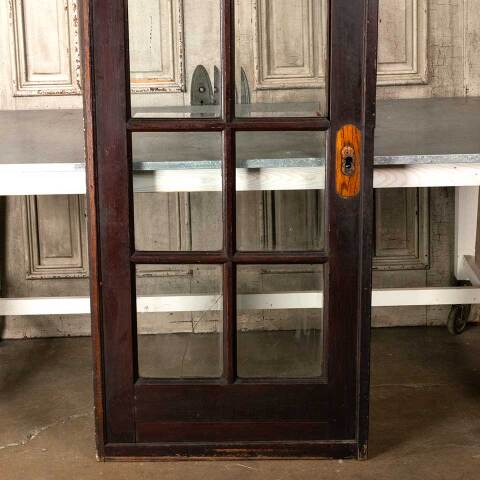 #54591 30x84 Antique 10 Lite French Pocket Door image 3