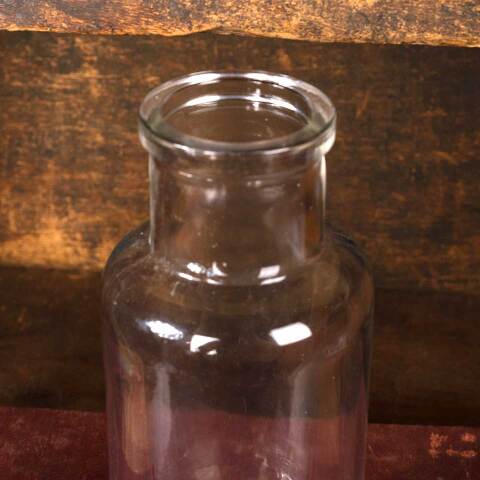 #54613 6" Vintage Glass Apothecary Bottle image 2