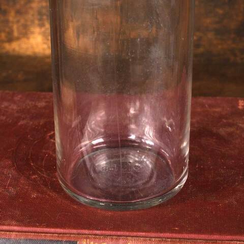 #54613 6" Vintage Glass Apothecary Bottle image 3