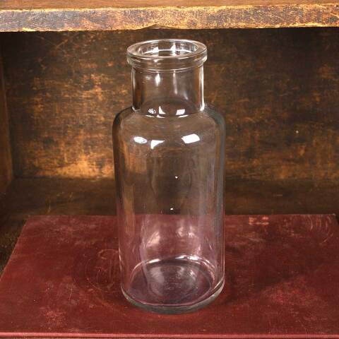 #54613 6" Vintage Glass Apothecary Bottle image 4
