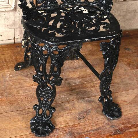 #54626 17x27 Vintage Cast Garden Garden Chair image 4