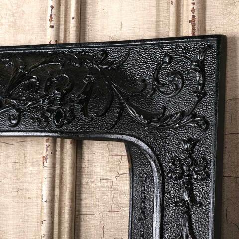 #54629 31x31 Antique Cast Iron Fireplace Surround image 3