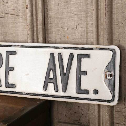 #54638 Antique BALTIMORE AVE. Metal Street Sign image 4