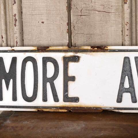 #54640 Antique BALTIMORE AVENUE Street Sign image 3