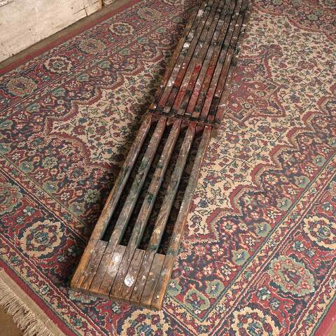 #54642 87" Antique Wood Painter's Walk Board image 7