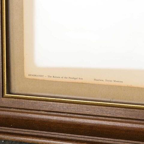 #54655 23x19 Framed Rembrandt Prodigal Son Print image 4