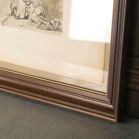 #54655 23x19 Framed Rembrandt Prodigal Son Print image 7
