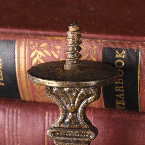 #54660 Salvaged Ornate Cast Iron Wardrobe Hook image 3