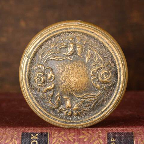 #54666 Antique Brass Doorknobs Door Hardware image 5