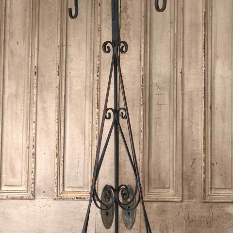 #54682 28x91 Wrought Iron Plant Hanger Stand image 3