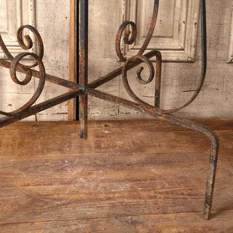 #54682 28x91 Wrought Iron Plant Hanger Stand image 7