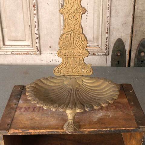 #54693 Antique Metal Victorian Fireplace Tool Holder image 2