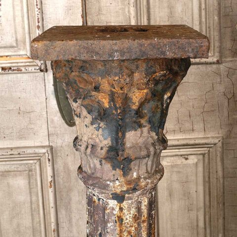#54701 40" Antique Heavy Cast Iron Column Pedestal image 7