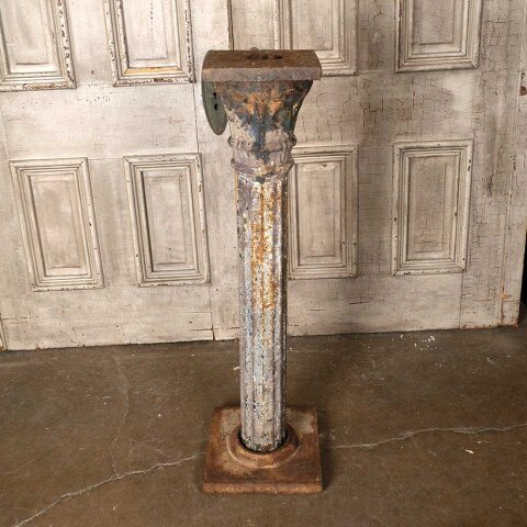 #54701 40" Antique Heavy Cast Iron Column Pedestal image 5