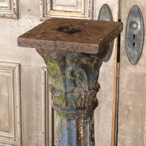 #54701 40" Antique Heavy Cast Iron Column Pedestal image 2