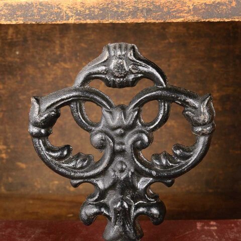 #54715 4x5 Ornate Cast Iron Fence Finial image 3
