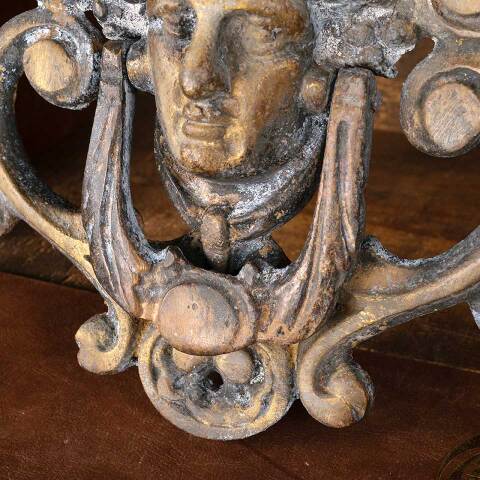 #54724 7x10 Vintage Cast Metal Figural Door Knocker image 7