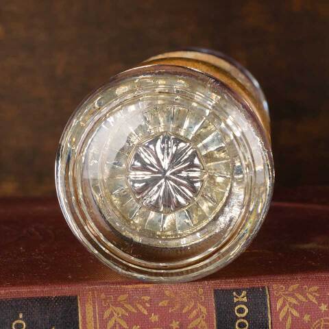 #54772 Antique Glass Doorknob Door Hardware Set image 5