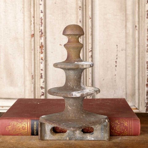 #54786 Antique Cast Iron Fence Post Finial image 5