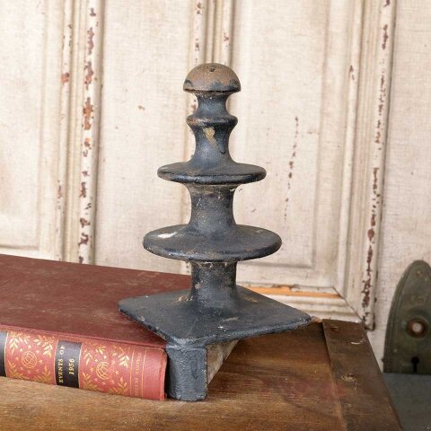 #54786 Antique Cast Iron Fence Post Finial image 3