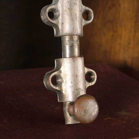 #54787 6" Antique Surface Mount Door Slide Bolt image 4