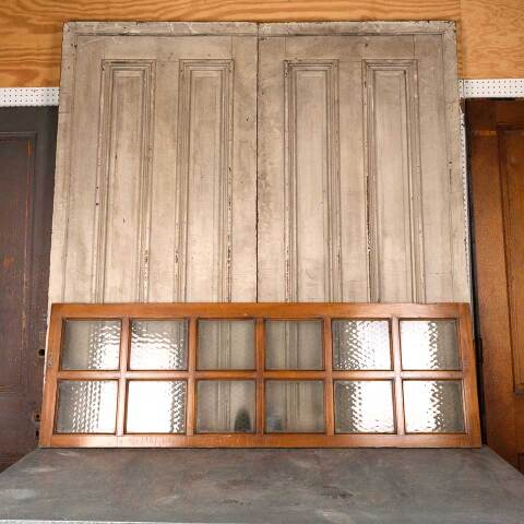 #54849 70x23 12 Lite Wood Transom Window image 5