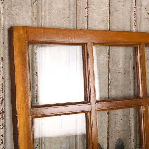 #54851 36x24 Antique 6 Lite Wood Transom Window image 5