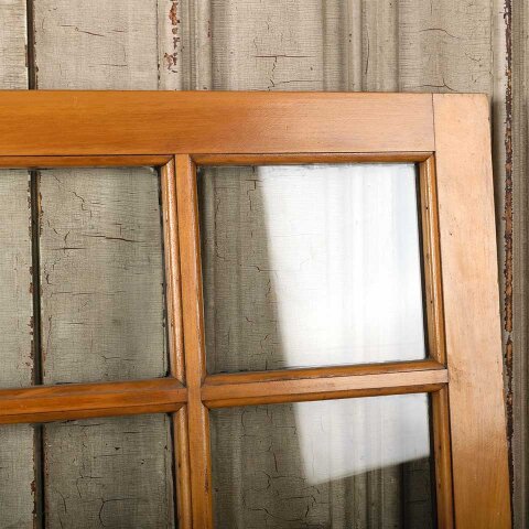 #54854 36x22 Antique 6 Lite Wood Transom Window image 2