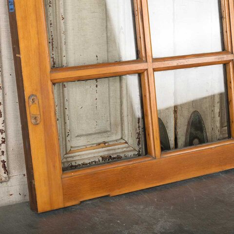 #54854 36x22 Antique 6 Lite Wood Transom Window image 3