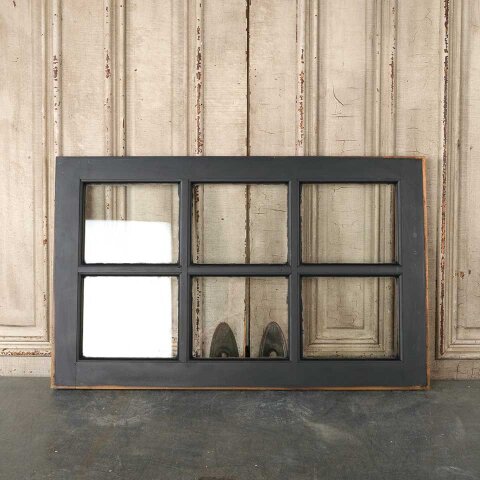 #54854 36x22 Antique 6 Lite Wood Transom Window image 5