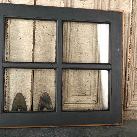 #54854 36x22 Antique 6 Lite Wood Transom Window image 6