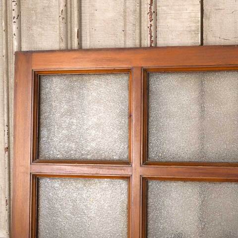 #54857 36x24 Antique 6 Lite Wood Transom Window image 3
