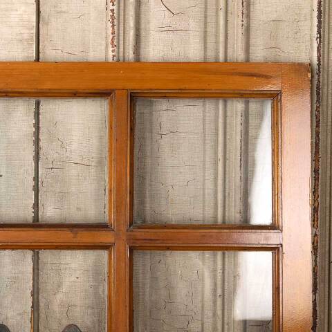 #54862 36x24 Antique 6 Lite Wood Transom Window image 3