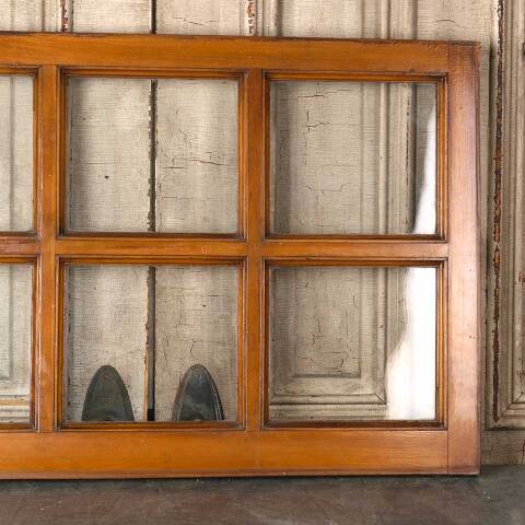 #54862 36x24 Antique 6 Lite Wood Transom Window image 5