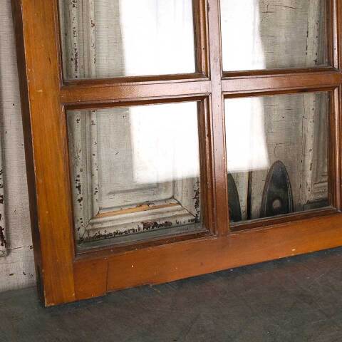#54863 36x24 Antique 6 Lite Wood Transom Window image 5