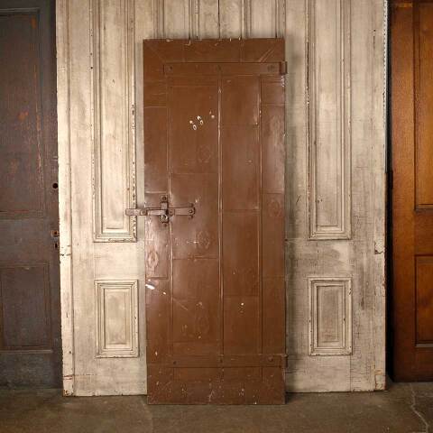 #54876 30x79 Antique Industrial Fireproof Fire Door image 5