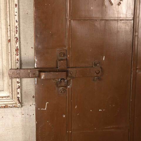 #54876 30x79 Antique Industrial Fireproof Fire Door image 7