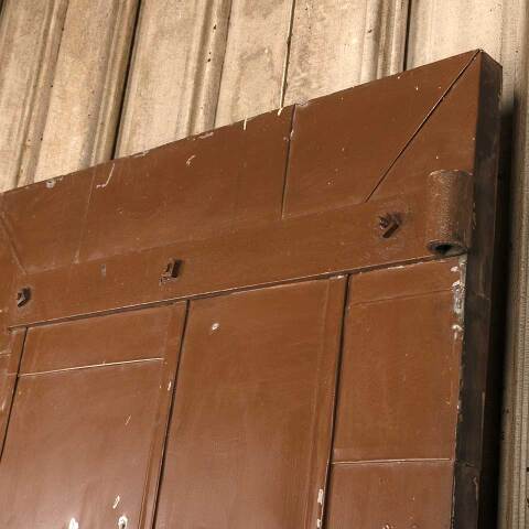 #54876 30x79 Antique Industrial Fireproof Fire Door image 8