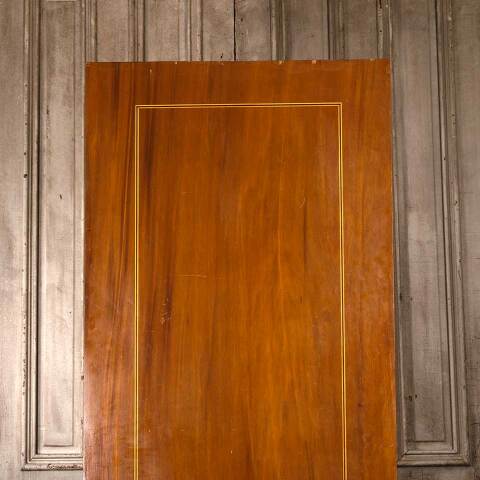 #54877 30x81 Antique Interior Slab Door w/ Inlay image 2