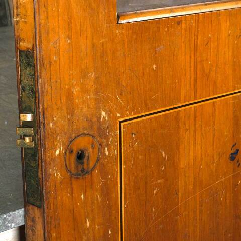 #54878 36x83 Antique 6 Lite Wood Classroom Door image 5