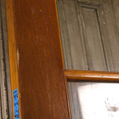 #54878 36x83 Antique 6 Lite Wood Classroom Door image 7