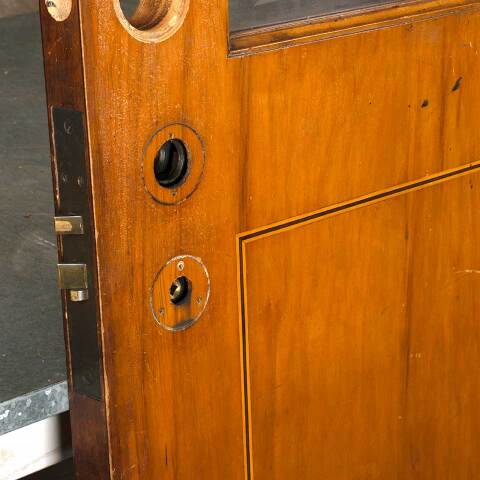 #54879 36x83 Antique 6 Lite Wood Classroom Door image 7