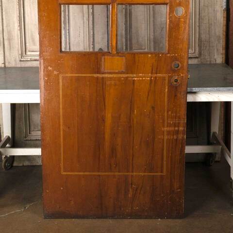 #54880 36x84 Antique 6 Lite Wood Classroom Door image 3