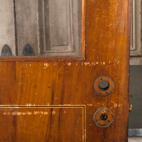 #54880 36x84 Antique 6 Lite Wood Classroom Door image 4