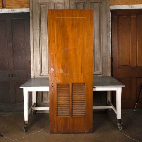 #54881 30x84 Antique Vented Interior Slab Door image 5